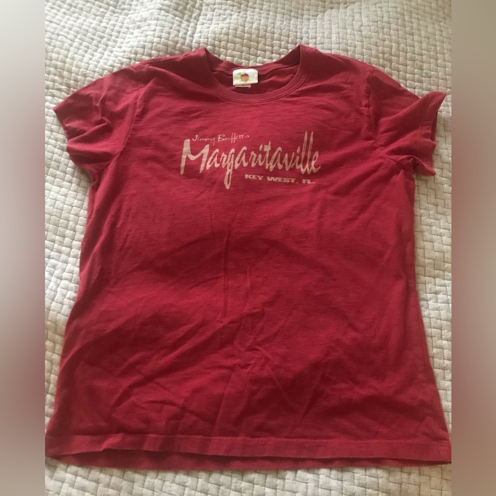 Jimmy Buffett’s Margaritaville Key West, FL Red Shirt Size Youth Large